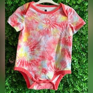 Baby Gap Pink Tie-Dye Brannan’s Favorites Bodysuit (12–18M)